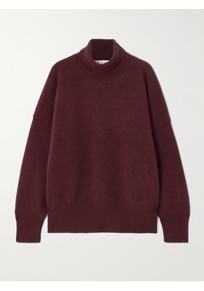 RÓHE - Wool-blend Turtleneck Sweater - Burgundy - FR 34,FR 36,FR 38,FR 40,FR 42,FR 44
