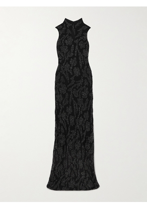 Veronica Beard - Sylven Bead-embellished Georgette Maxi Dress - Black - US0,US2,US4,US6,US8,US10,US12