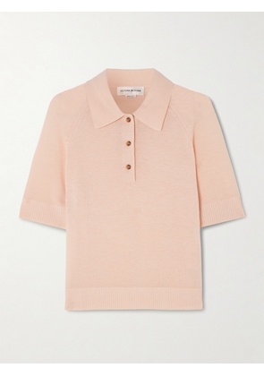 Victoria Beckham - Merino Wool Polo Shirt - Pink - x small,small,medium,large,x large