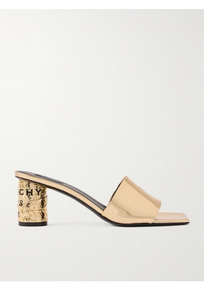 Givenchy - Tape Metallic Leather Mules - Gold - IT35,IT36,IT37,IT38,IT39,IT40,IT41