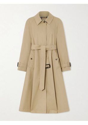 Burberry - Ellingham Belted Cotton-gabardine Trench Coat - Neutrals - UK 4,UK 6,UK 8,UK 10,UK 12,UK 14,UK 16
