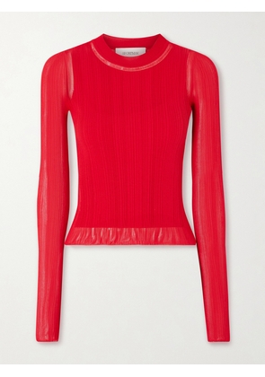 Sportmax - Ribbed-knit Top - Red - x small,small,medium,large,x large