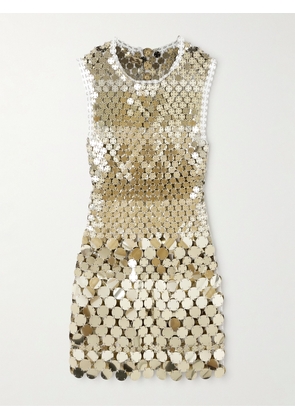RABANNE - Chainmail Mini Dress - Gold - FR 34,FR 36,FR 38,FR 40,FR 42,FR 44