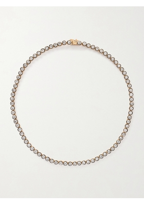 Roxanne Assoulin - The Royal Gold-tone Cubic Zirconia Tennis Necklace - One size