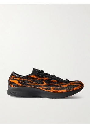 Nike - Air Superfly Lx Cheetah-print Calf Hair And Leather Sneakers - Orange - US Women’s 5,US Women’s 5.5,US Women’s 6,US Women’s 6.5,US Women’s 7,US Women’s 7.5,US Women’s 8,US Women’s 8.5,US Women’s 9,US Women’s 9.5,US Women’s 10,US Women’s 10.5,US Women’s 11,US Women’s 11.5,US Women’s 12