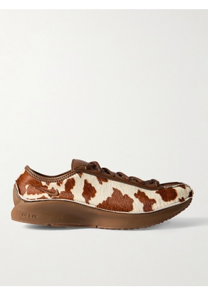 Nike - Air Superfly Lx Cow-print Calf Hair And Leather Sneakers - Animal print - US Women’s 5,US Women’s 5.5,US Women’s 6,US Women’s 6.5,US Women’s 7,US Women’s 7.5,US Women’s 8,US Women’s 8.5,US Women’s 9,US Women’s 9.5,US Women’s 10,US Women’s 10.5,US Women’s 11,US Women’s 11.5,US Women’s 12