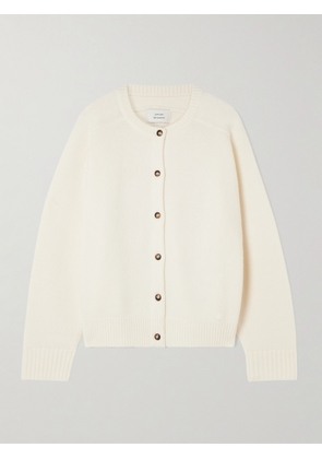 Loulou de Saison - Aidar Merino Wool And Cashmere-blend Cardigan - Ivory - x small,small,medium,large,x large