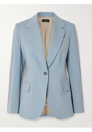 Theory - Lynnia Wool-blend Blazer - Blue - US0,US2,US4,US6,US8,US10,US12