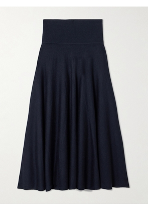 Arch4 - Norma Jean Organic Cashmere Midi Skirt - Blue - x small,small,medium,large