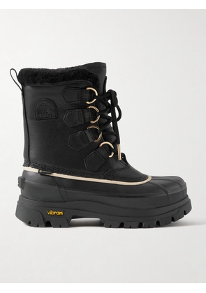Sorel - Caribou Horizon™ Fleece-trimmed Gore-tex™ Ankle Boots - Black - US5.5,US6,US6.5,US7,US7.5,US8,US8.5,US9,US9.5,US10,US10.5,US11,US12
