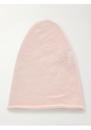 The Elder Statesman - Stacked Cashmere Beanie - Cream - One size