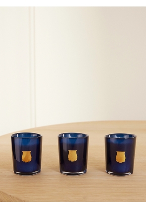 TRUDON - Set-of-three Petites Bougies Belles Matières Scented Candles Box - Blue - One size