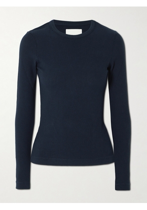 Citizens of Humanity - Bina Ribbed Lyocell And Organic Cotton-blend T-shirt - Blue - x small,small,medium,large,x large