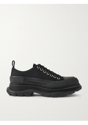 MCQUEEN - Tread Slick Canvas Exaggerated-sole Sneakers - Black - EU 37,EU 38,EU 39,EU 40,EU 41