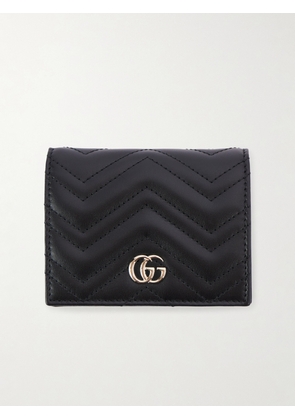 Gucci - Gg Marmont Matelassé Leather Wallet - Black - One size
