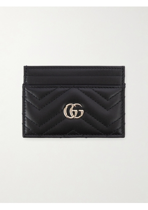 Gucci - Gg Marmont Quilted Leather Cardholder - Black - One size