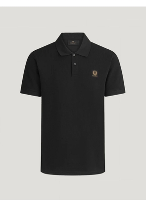 Belstaff Polo Men's Cotton Pique Black Size L