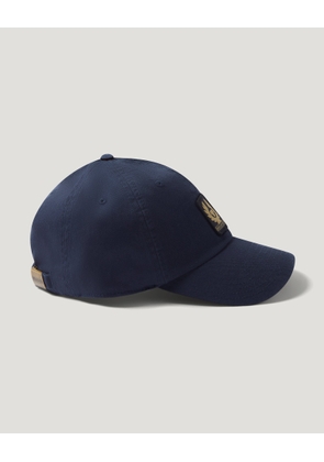 Belstaff Phoenix Logo Cap Unisex's Cotton Navy Size One Size