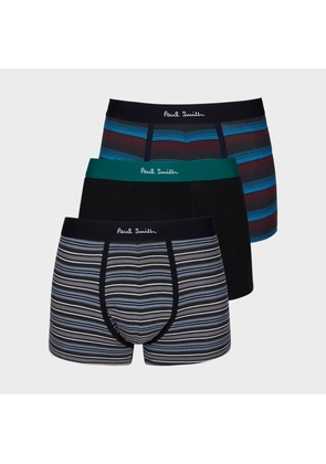Paul Smith Stripe Mixed Boxer Briefs Three Pack Multicolour