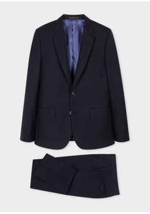 Paul Smith The Soho - Tailored-Fit Navy Wool 'A Suit To Travel In' Blue