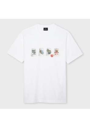 PS Paul Smith White 'Cups' Print T-Shirt
