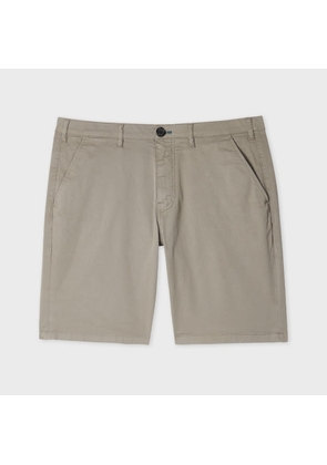 PS Paul Smith Slate Grey Organic Cotton-Twill Shorts