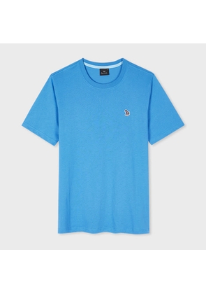 PS Paul Smith Pale Blue Organic Cotton Zebra Logo T-Shirt