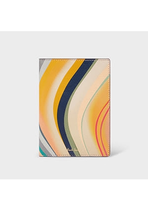 Paul Smith Women's Leather 'Swirl' Passport Cover Multicolour