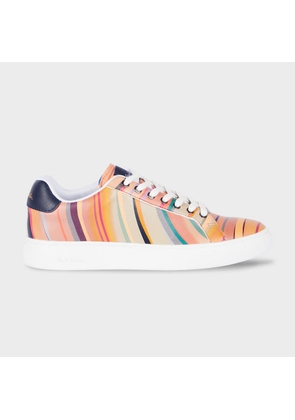 Paul Smith Women's 'Dusky Swirl' Leather 'Lapin' Trainers Multicolour