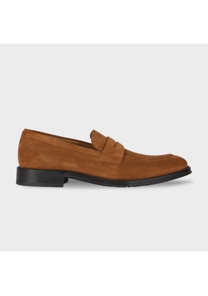 PS Paul Smith Tan Suede 'Pierce' Loafers Brown