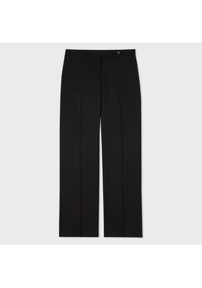 Paul Smith Women's 'A Suit To Travel In' - Black Wool Bootcut Trousers