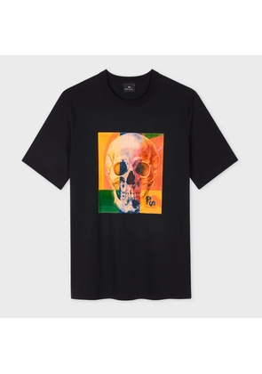 PS Paul Smith Black 'Skull Square' T-Shirt
