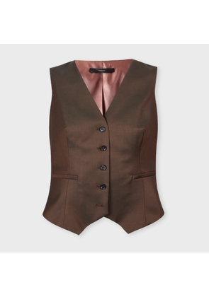 Paul Smith Women's Brown Tonic Wool Waistcoat