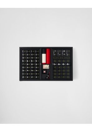 Saffiano Leather Mahjong Game