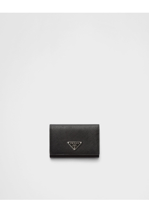 Saffiano leather card holder