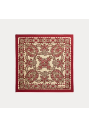 Paisley Silk Twill Bandanna