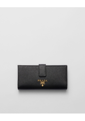 Large Saffiano leather wallet