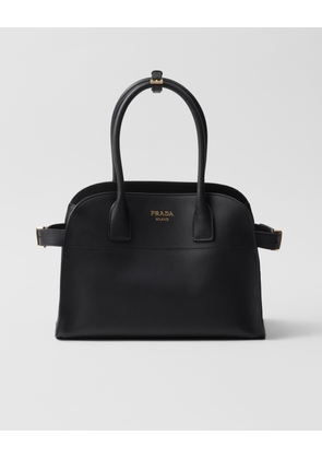 Medium leather tote bag