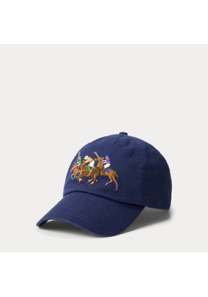 Triple-Pony Twill Ball Cap