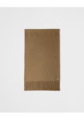 Silk and cashmere scarf