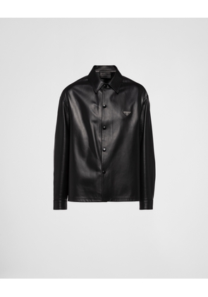 Nappa leather shirt