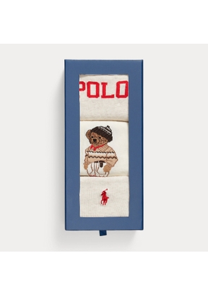 Polo Bear Crew Sock 3-Pack Gift Set
