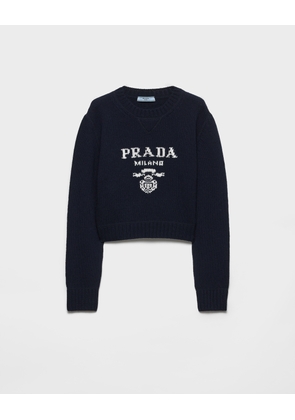 Wool and cashmere crew-neck sweater