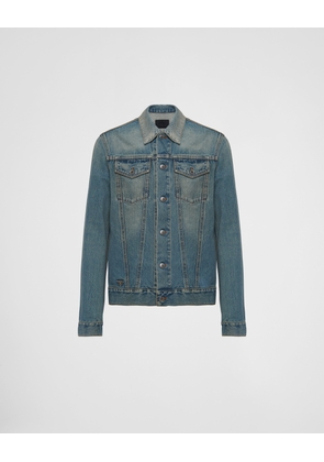 Denim blouson jacket