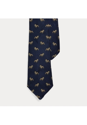 Vintage-Inspired Dog Silk Twill Tie