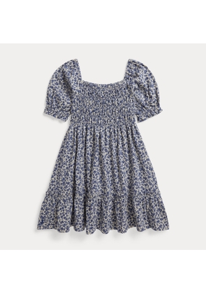 Blueberry-Print Cotton Jersey Dress