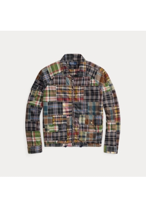 Classic Fit Patchwork Madras Overshirt