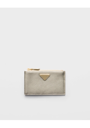 Saffiano leather card holder