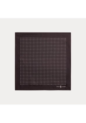 Polka-Dot Silk Pocket Square