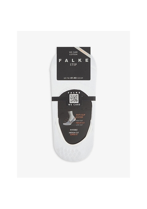 Mens Falke Step Medium-Cut Invisible Cotton-Blend Socks
